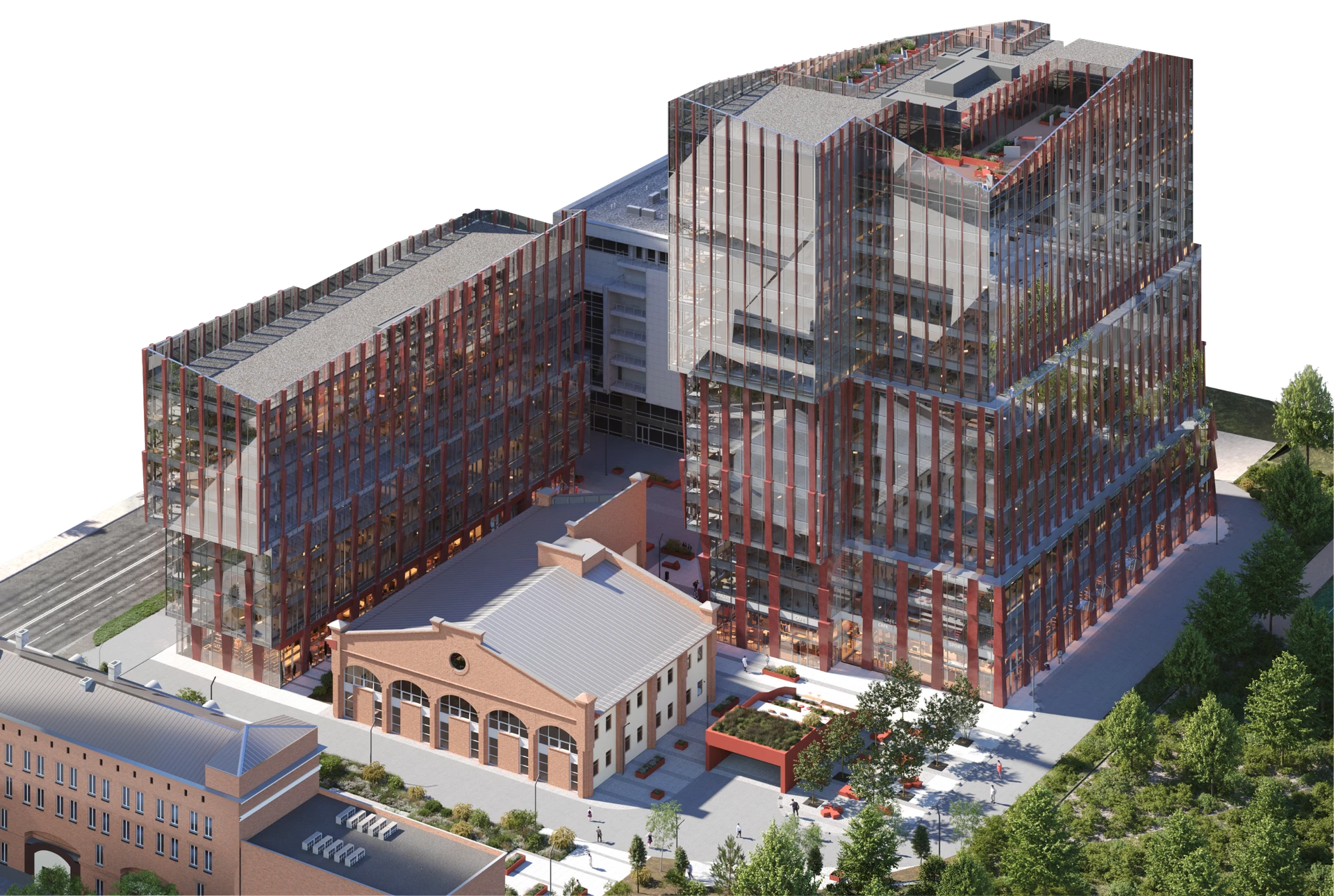 Схема здания